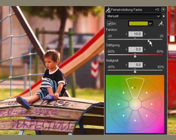 Silkypix Elements - Feineinstellungen Farbe
